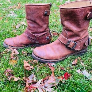 Frye Tan Leather Interior